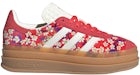 adidas Gazelle Bold Liberty London Floral, halbglänzend, Rot (GS)