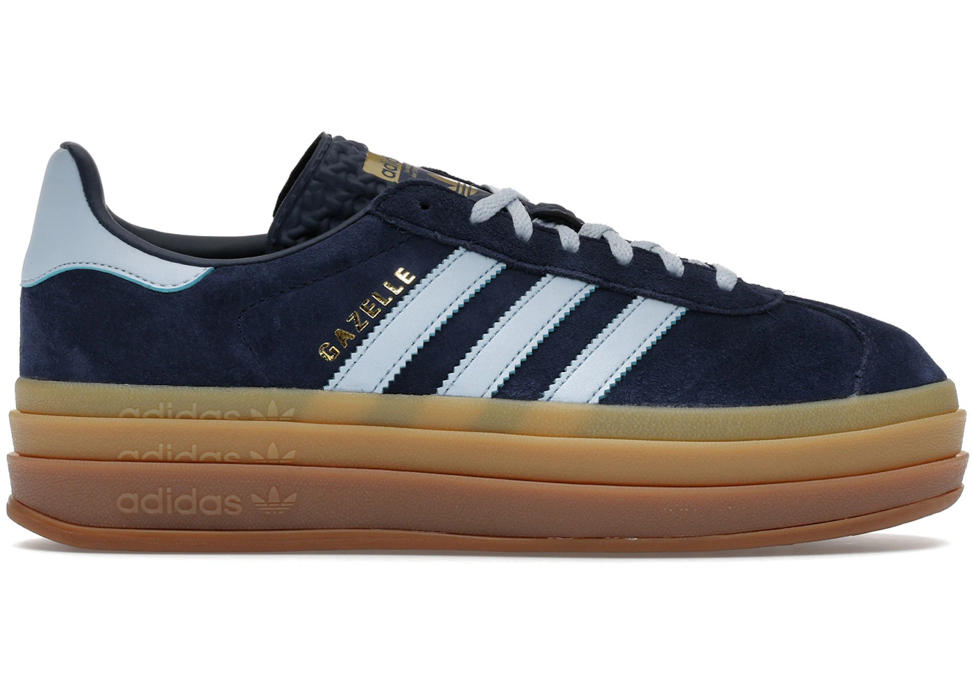 adidas Gazelle Bold Night Indigo Crystal Sky (Women's) - IH6787 - US adidas Gazelle Bold Night Indigo Crystal Sky (Women's) - IH6787 - US