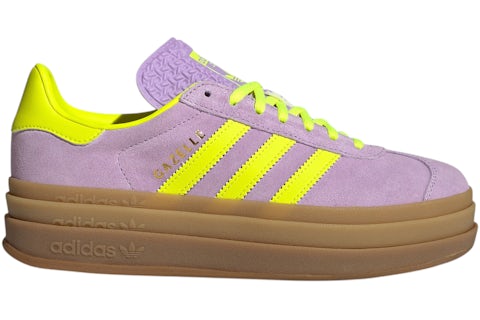 adidas Gazelle Bold Powder Plum Solar Yellow (Women's) - IH4192 - US adidas Gazelle Bold Powder Plum Solar Yellow (Women's) - IH4192 - US