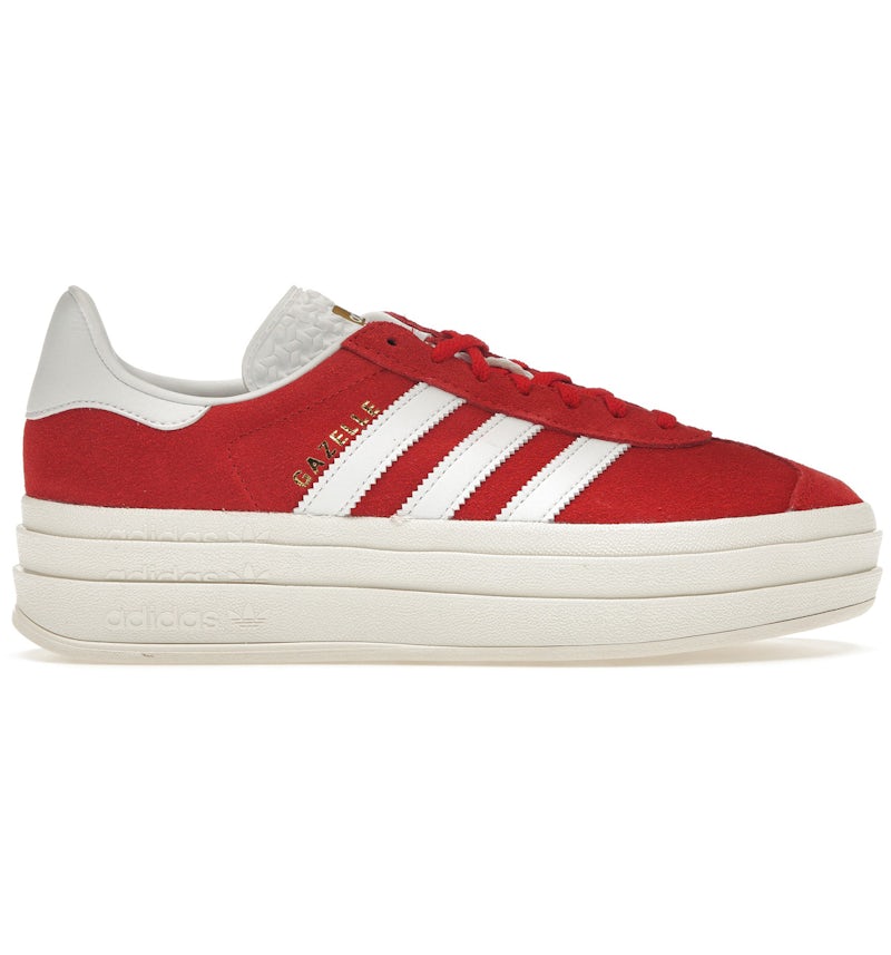 adidas Gazelle Bold Red Cloud White (Women's) - ID6990 - US adidas Gazelle Bold Red Cloud White (Women's) - ID6990 - US