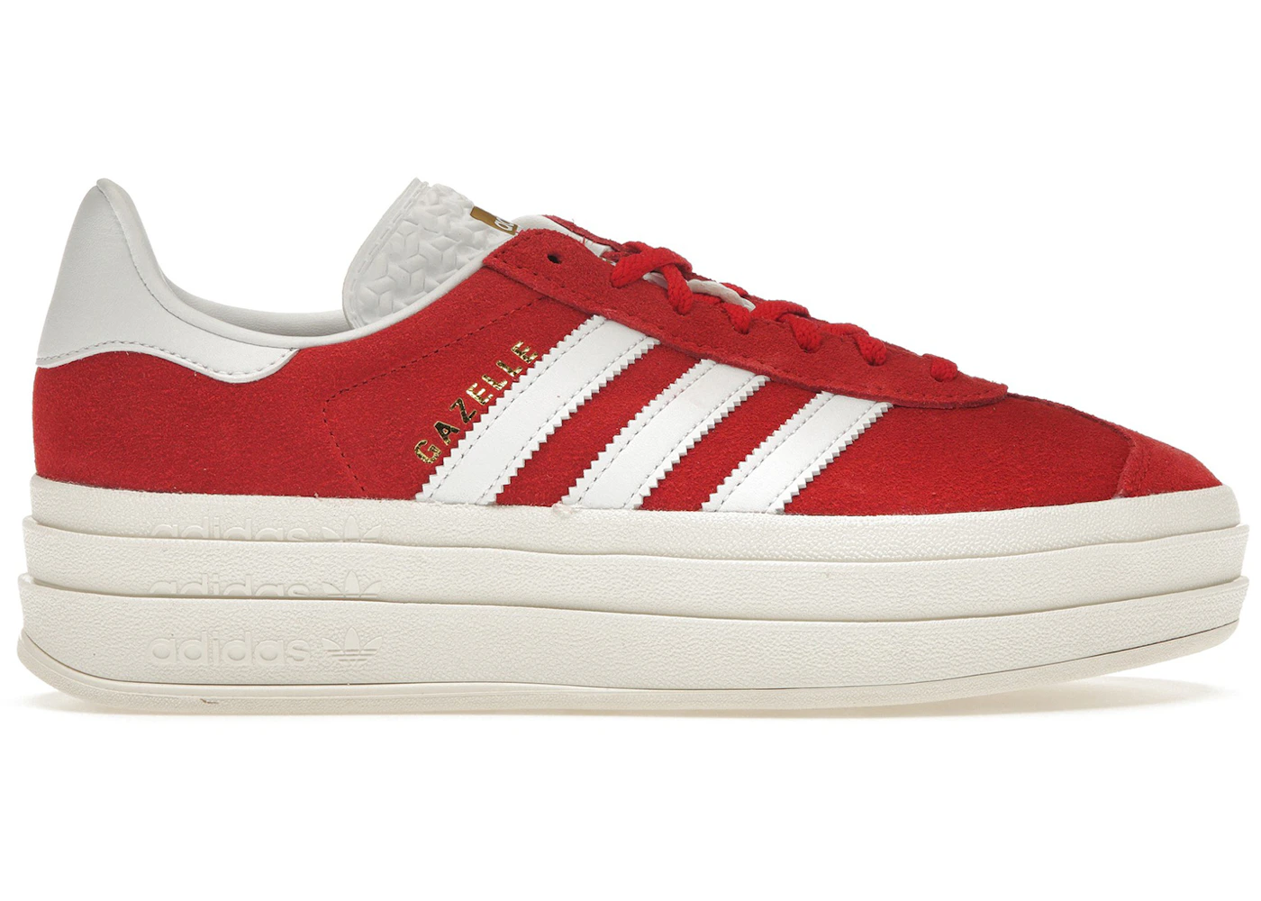 adidas Gazelle Bold Red Cloud White (Women's) - ID6990 - US adidas Gazelle Bold Red Cloud White (Women's) - ID6990 - US