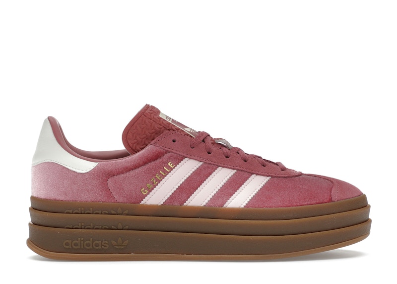 adidas Gazelle Bold Sandy Pink Velvet Womens Product