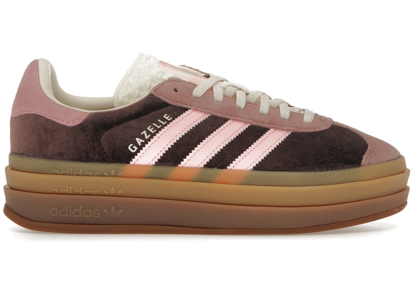 adidas Gazelle Bold Shadow Brown Warm Clay Glow Pink (Women's) - JQ5143 - US adidas Gazelle Bold Shadow Brown Warm Clay Glow Pink (Women's) - JQ5143 - US