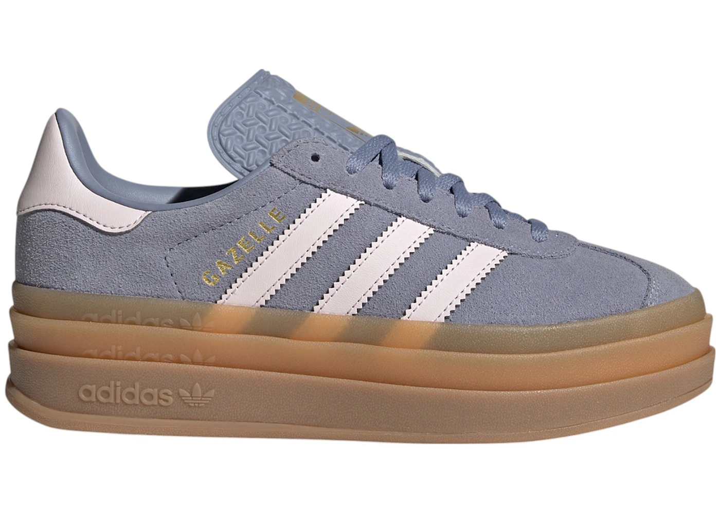adidas Gazelle Bold Silver Violet Almost Pink Gum (GS) - JQ1297 - US adidas Gazelle Bold Silver Violet Almost Pink Gum (GS) - JQ1297 - US