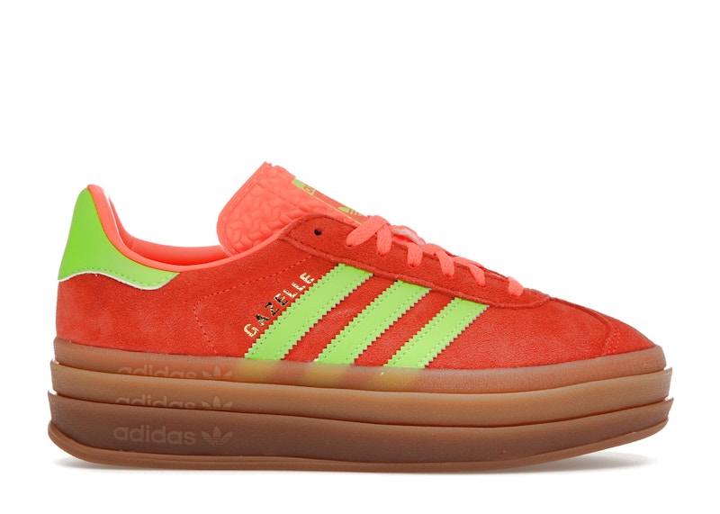 adidas Gazelle Bold Solar Orange Solar Green (Women's