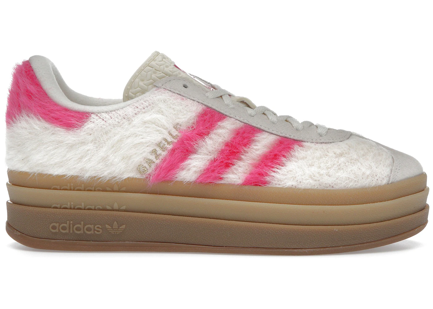 adidas Gazelle Bold White Shock Pink (Women's) - JS3908 - US adidas Gazelle Bold White Shock Pink (Women's) - JS3908 - US
