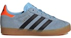 adidas Gazelle Clear Sky Black Solar Orange (PS)