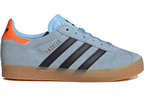 adidas Gazelle Clear Sky Black Solar Orange (PS) - ID6554 - US adidas Gazelle Clear Sky Black Solar Orange (PS) - ID6554 - US