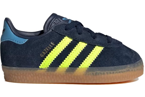 adidas Gazelle Comfort Closure Night Indigo Solar Yellow (TD)