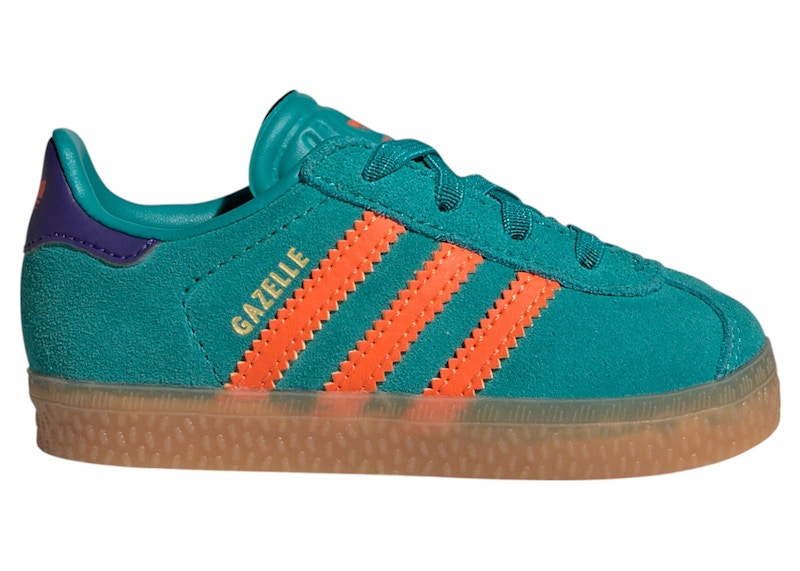 ★GO2青、橙、灰④ずつ、デュオ⑩池谷 adidas Gazelle Comfort Closure Pure Teal Impact Orange Collegiate
