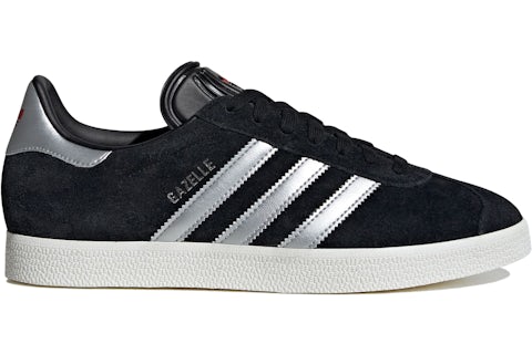 adidas Gazelle Core Black Silver Metallic Men's - IF1826 - US adidas Gazelle Core Black Silver Metallic Men's - IF1826 - US