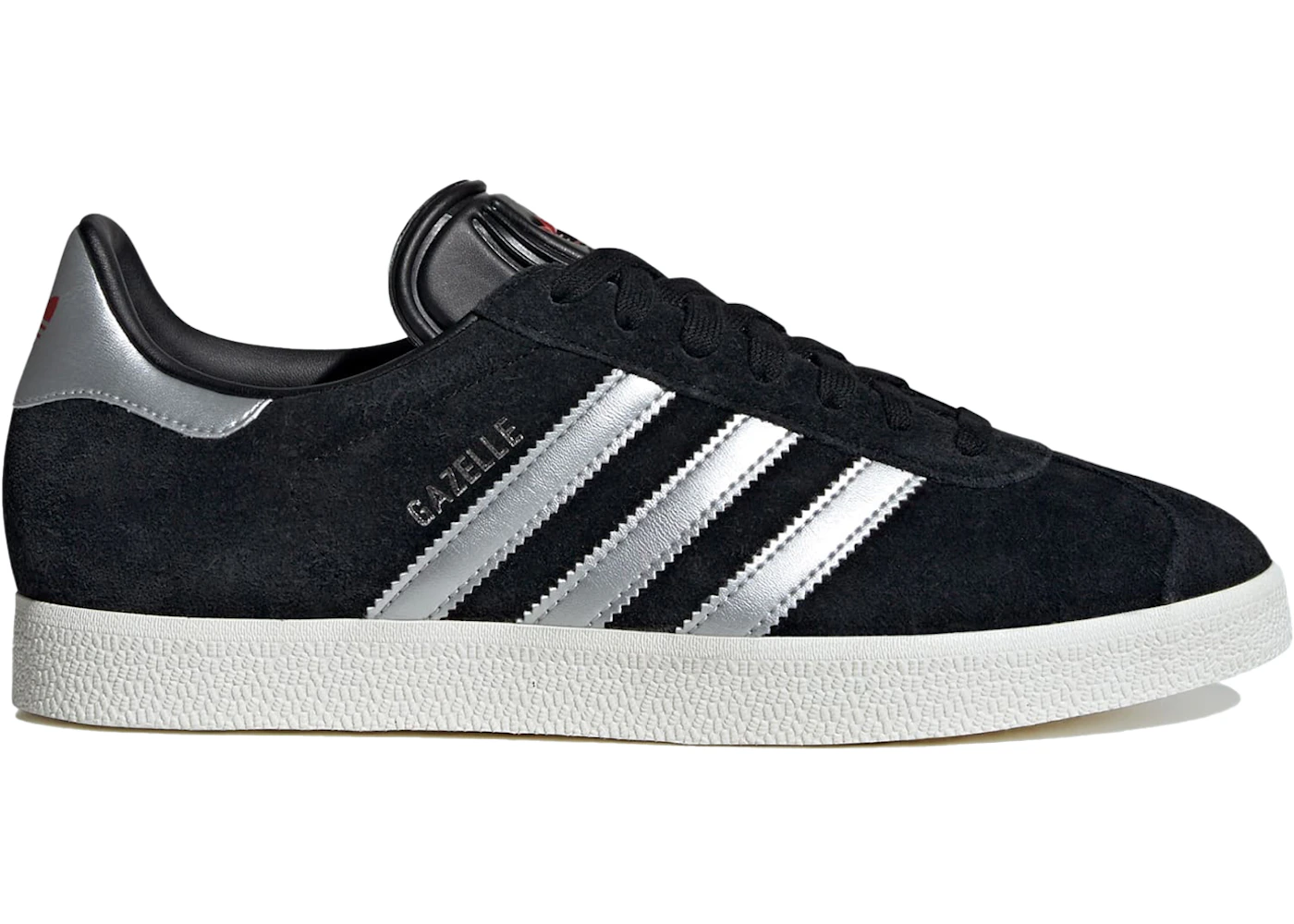 adidas Gazelle Core Black Silver Metallic Men's IF1826 US