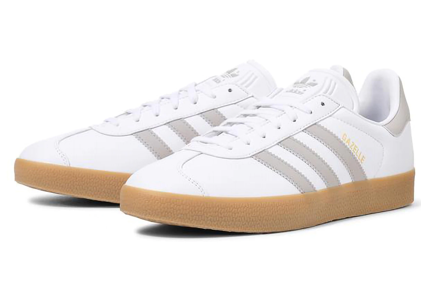 Adidas originals gazelle white gum sole Outlet