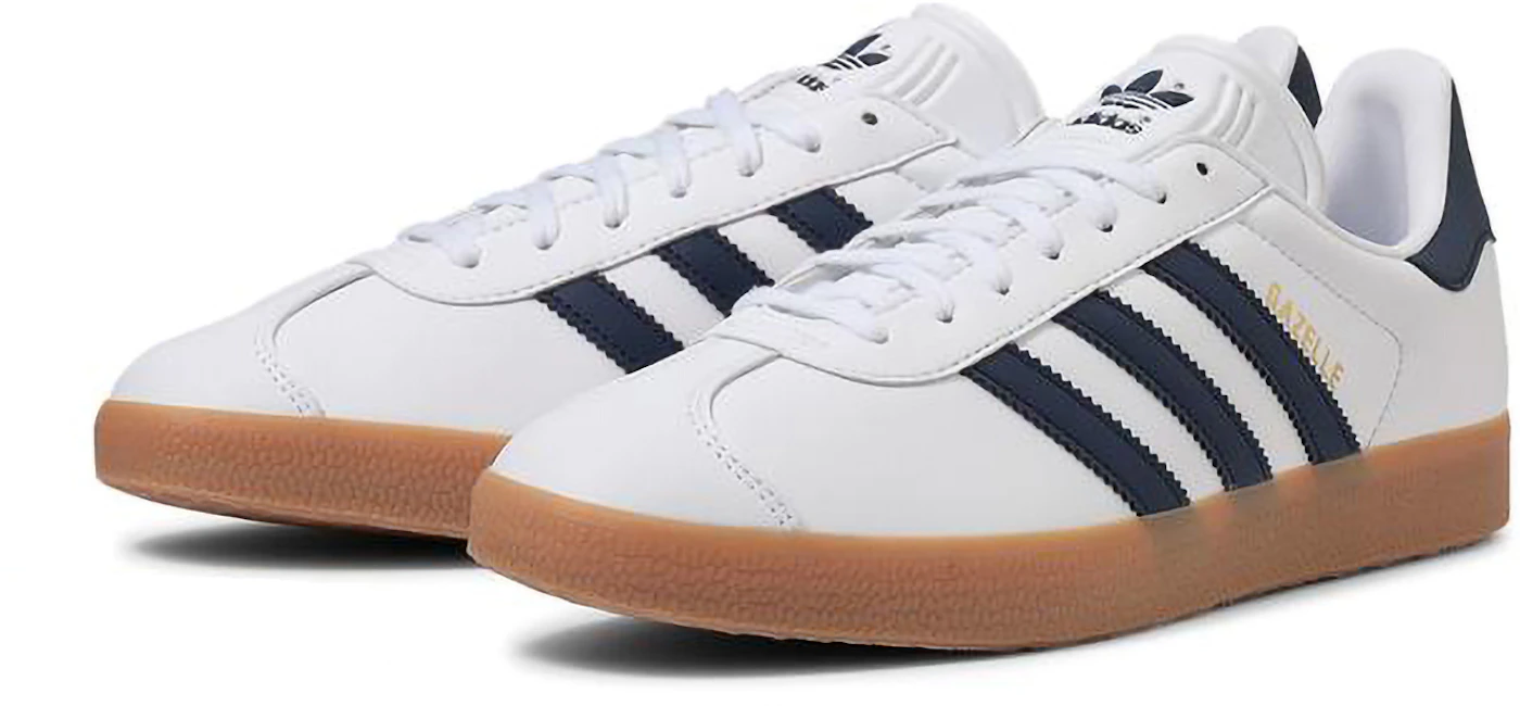 adidas Gazelle Footwear White Navy Gum Men's - - US