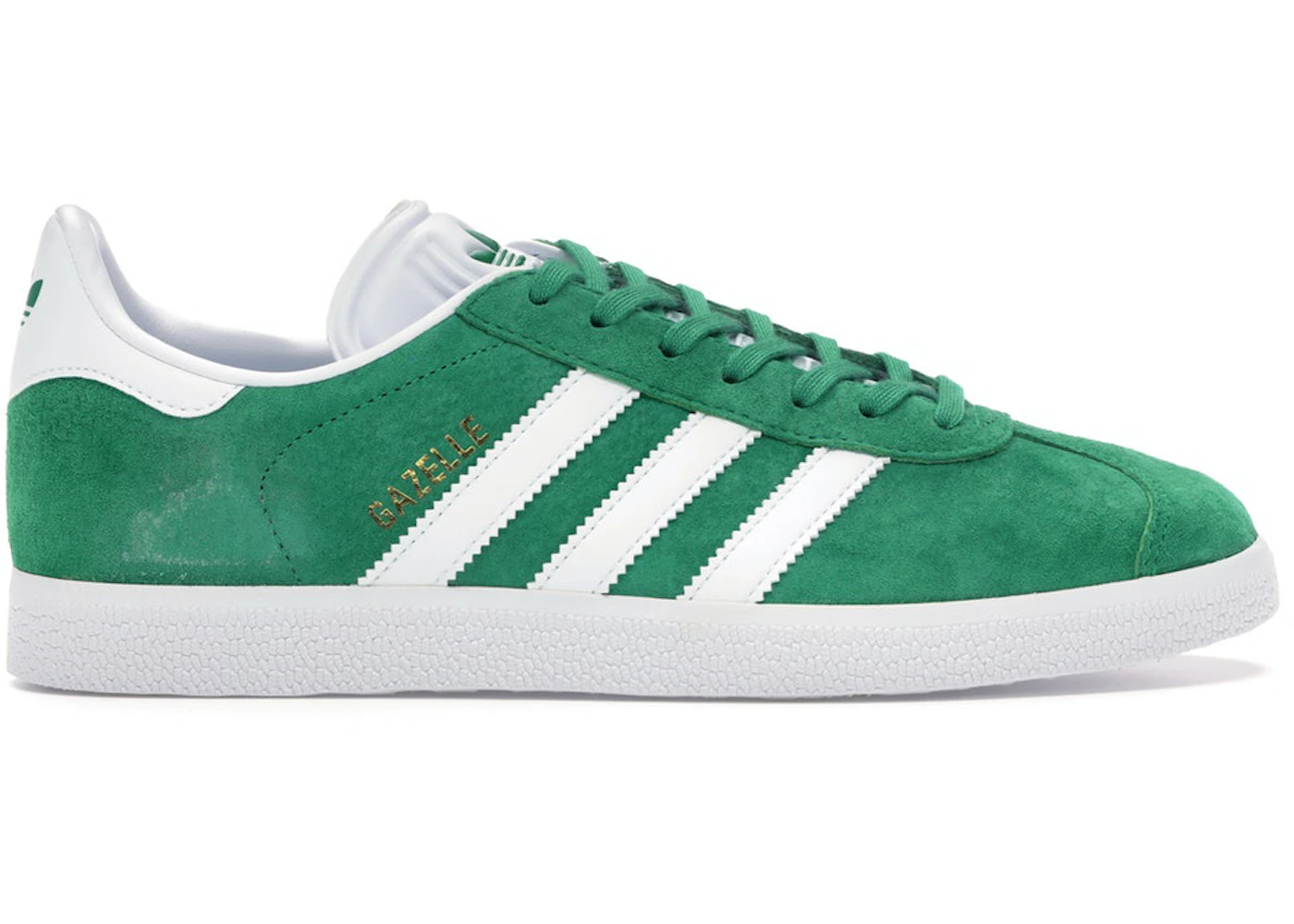 adidas Gazelle Green/White/Gold Metallic Men's - BB5477 - US adidas Gazelle Green/White/Gold Metallic Men's - BB5477 - US