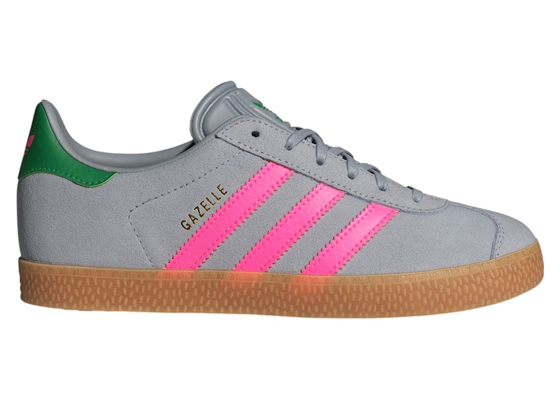 adidas Gazelle Halo Silver Lucid Pink Green (GS) - IH6467 - US