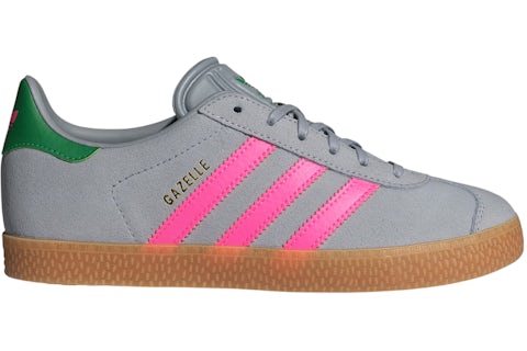 adidas Gazelle Halo Silver Lucid Pink Green (GS) - IH6467 - US adidas Gazelle Halo Silver Lucid Pink Green (GS) - IH6467 - US