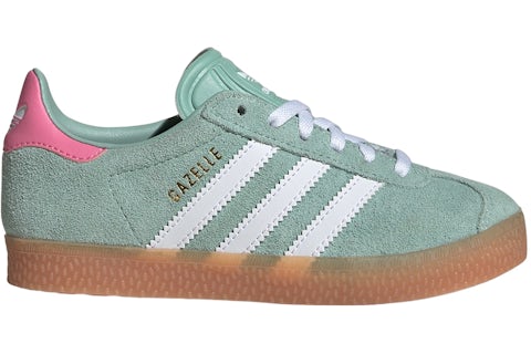 adidas Gazelle Hazy Green Cloud White Bliss Pink (PS) - ID6555 - US adidas Gazelle Hazy Green Cloud White Bliss Pink (PS) - ID6555 - US