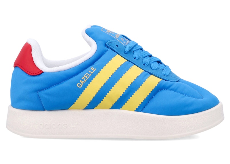 Pre-owned Adidas Originals Gazelle Home (women's) Sneakers In Bright Blue/yellow/better Scarelet Red