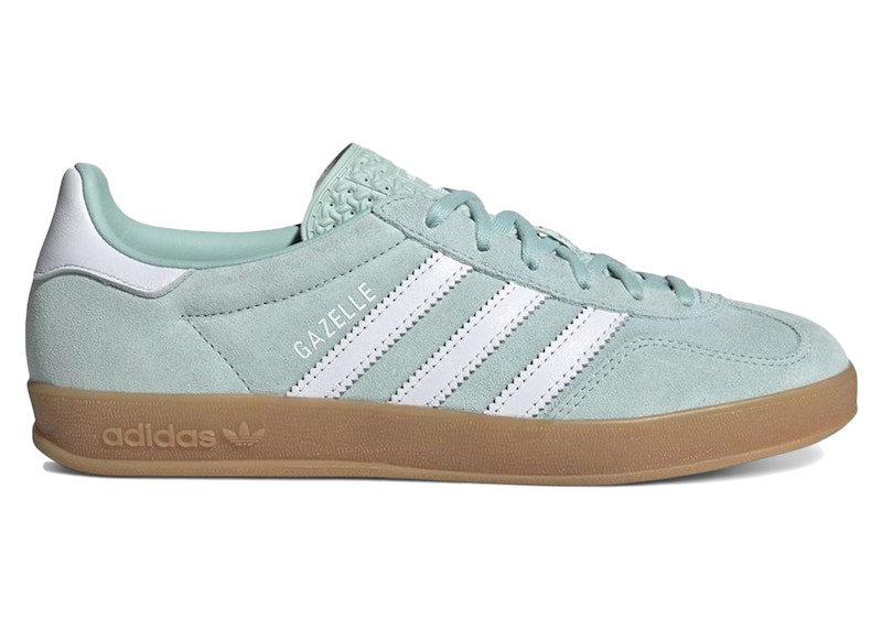 Adidas Gazelle Indoor Shoes Clear Mint / Core Black / Gum
