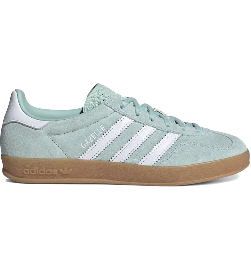 adidas Gazelle Indoor Ash Green White (Women's) - JS1396 - US adidas Gazelle Indoor Ash Green White (Women's) - JS1396 - US