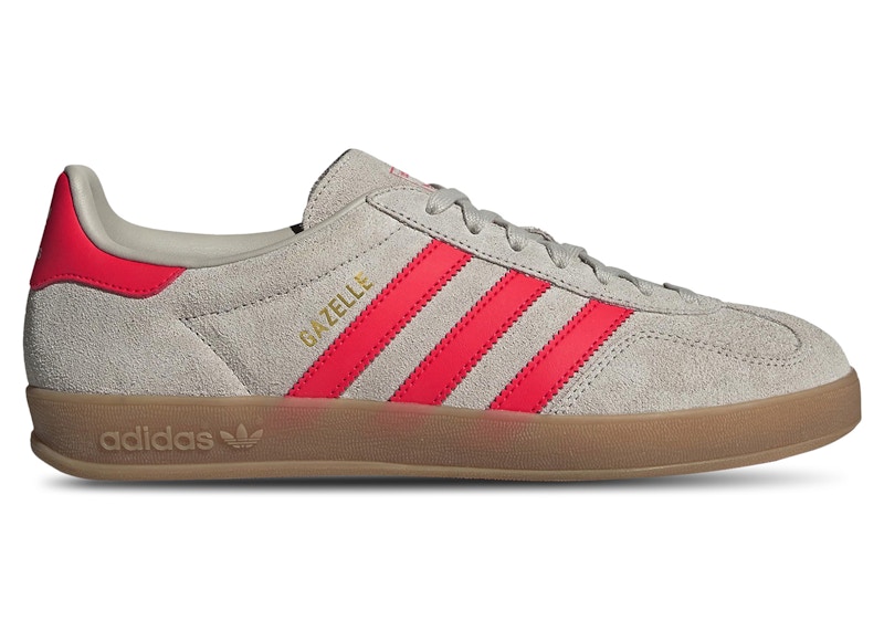 [Adidas] GAZELLE INDOOR W ☆送料込☆ adidas Gazelle Indoor Beige Lucid Red Men's - JR3840 - US