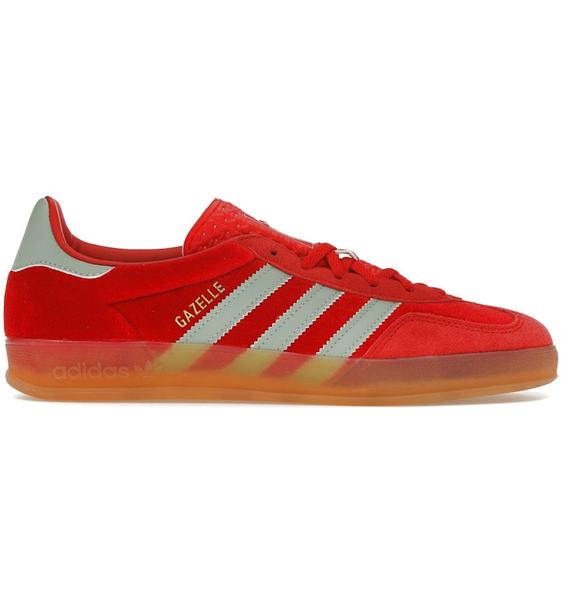 adidas Gazelle Indoor Better Scarlet Hazy Green (Women's) - IG6786 - US adidas Gazelle Indoor Better Scarlet Hazy Green (Women's) - IG6786 - US
