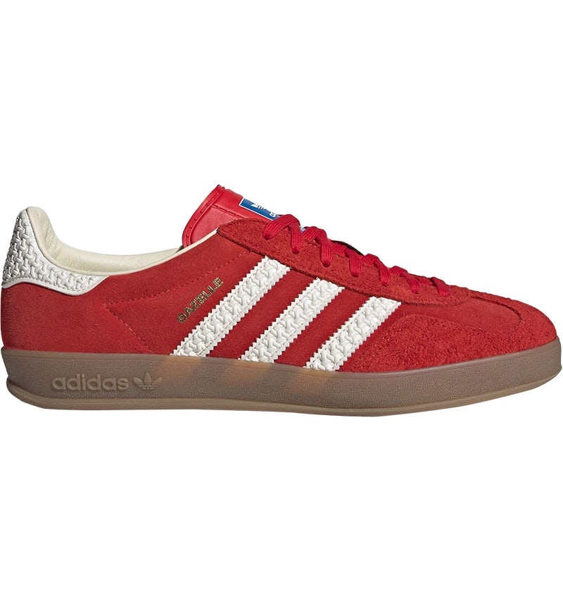 adidas Gazelle Indoor Better Scarlet Off White Gum Men's - IF1808 - US adidas Gazelle Indoor Better Scarlet Off White Gum Men's - IF1808 - US