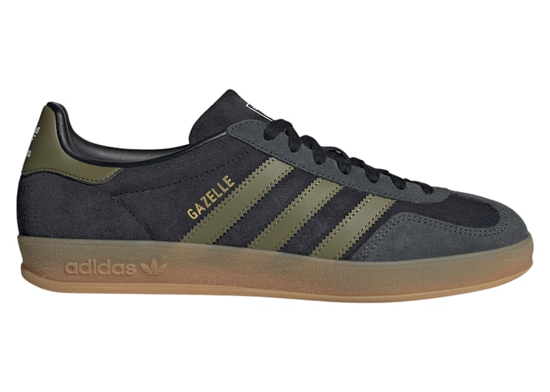 Sneakers adidas Gazelle Indoor Core Black/ Focus Olive/ Carbon - JQ8399
