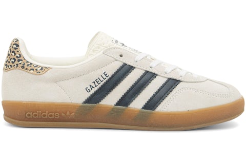 adidas Gazelle Indoor Cloud White Black Leopard (Women's) - JR1415 - US adidas Gazelle Indoor Cloud White Black Leopard (Women's) - JR1415 - US