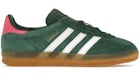 アディダス ガゼル インドア カレッジ グリーン ルシッドピンク (ウィメンズ)