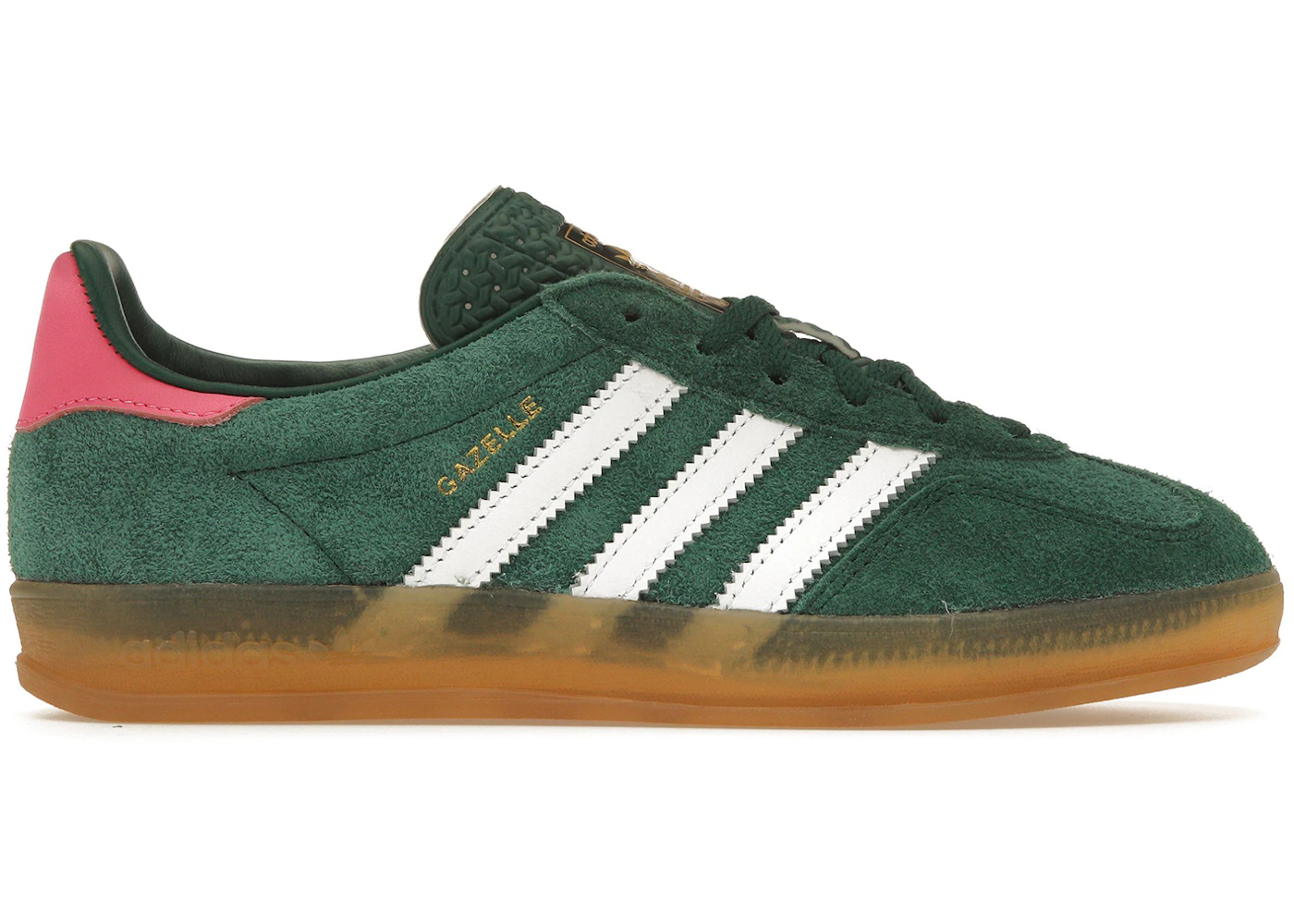 adidas Gazelle Indoor Collegiate Green Lucid Pink (Women's) - IG5929 - US adidas Gazelle Indoor Collegiate Green Lucid Pink (Women's) - IG5929 - US