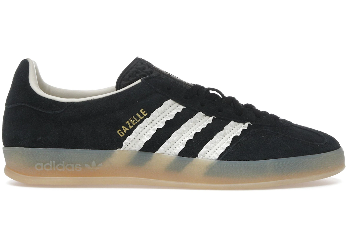 adidas Gazelle Indoor Core Black Cream White Gum (Women's) - JS1412 - US adidas Gazelle Indoor Core Black Cream White Gum (Women's) - JS1412 - US