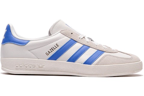 adidas Gazelle Indoor Crystal White Blue Grey Men's - JH5408 - US adidas Gazelle Indoor Crystal White Blue Grey Men's - JH5408 - US