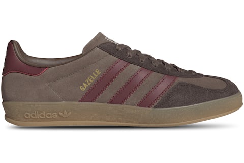 adidas Gazelle Indoor Earth Strata Shadow Red Men's - JQ8398 - US adidas Gazelle Indoor Earth Strata Shadow Red Men's - JQ8398 - US