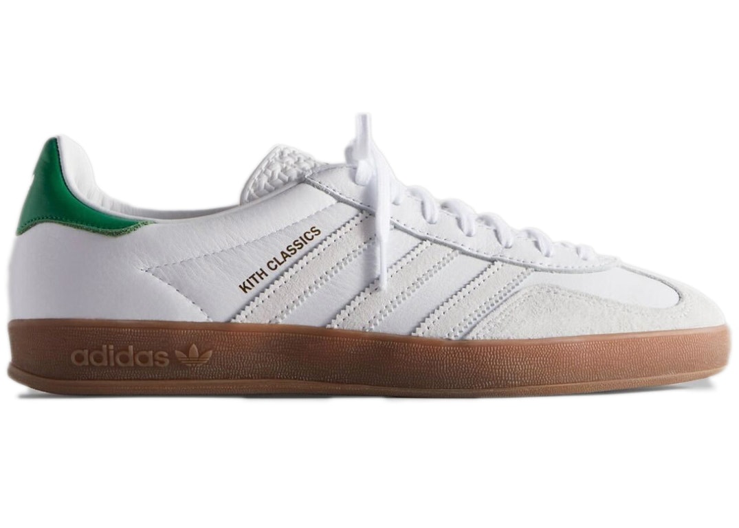 Pre-owned Adidas Originals Adidas Gazelle Indoor Kith Classics White Green In White/green