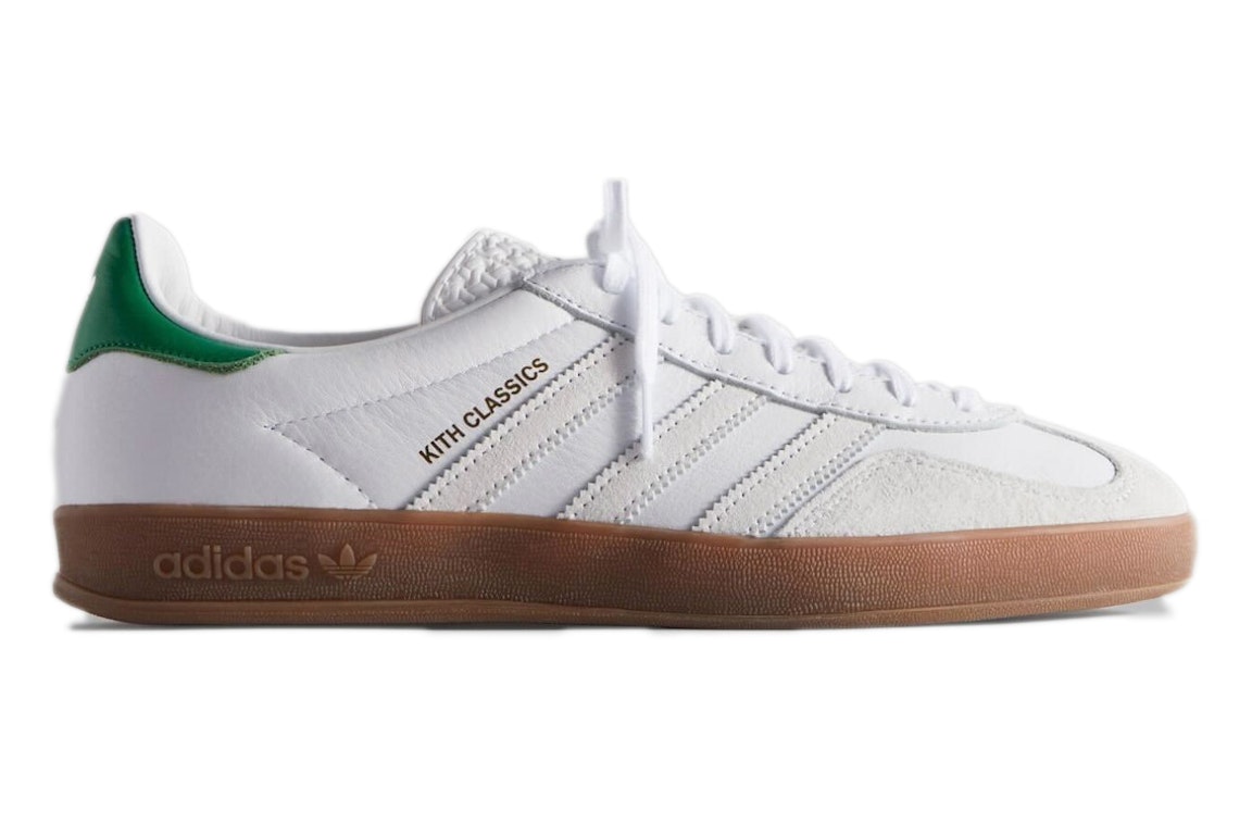 Pre-owned Adidas Originals Adidas Gazelle Indoor Kith Classics White Green In White/green
