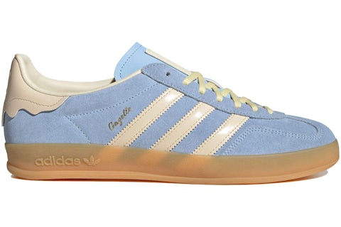 adidas Gazelle Indoor Light Blue Yellow Gum Men's - JR8029 - US adidas Gazelle Indoor Light Blue Yellow Gum Men's - JR8029 - US