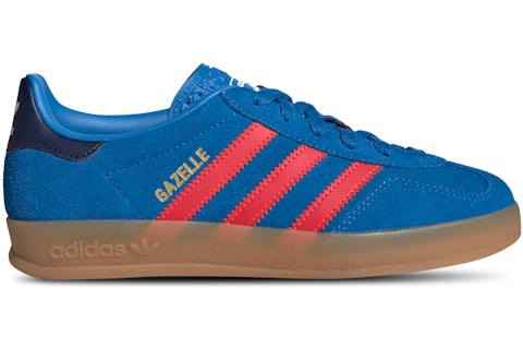 adidas Gazelle Indoor Lucid Ray Blue Lucid Red (GS) - IH6452 - US adidas Gazelle Indoor Lucid Ray Blue Lucid Red (GS) - IH6452 - US