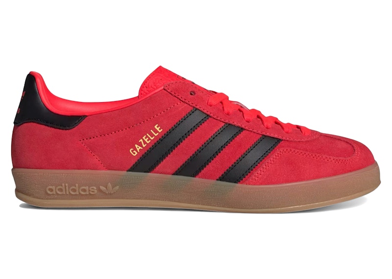 adidas Gazelle Indoor Lucid Red Black Men's - JR6304 - US