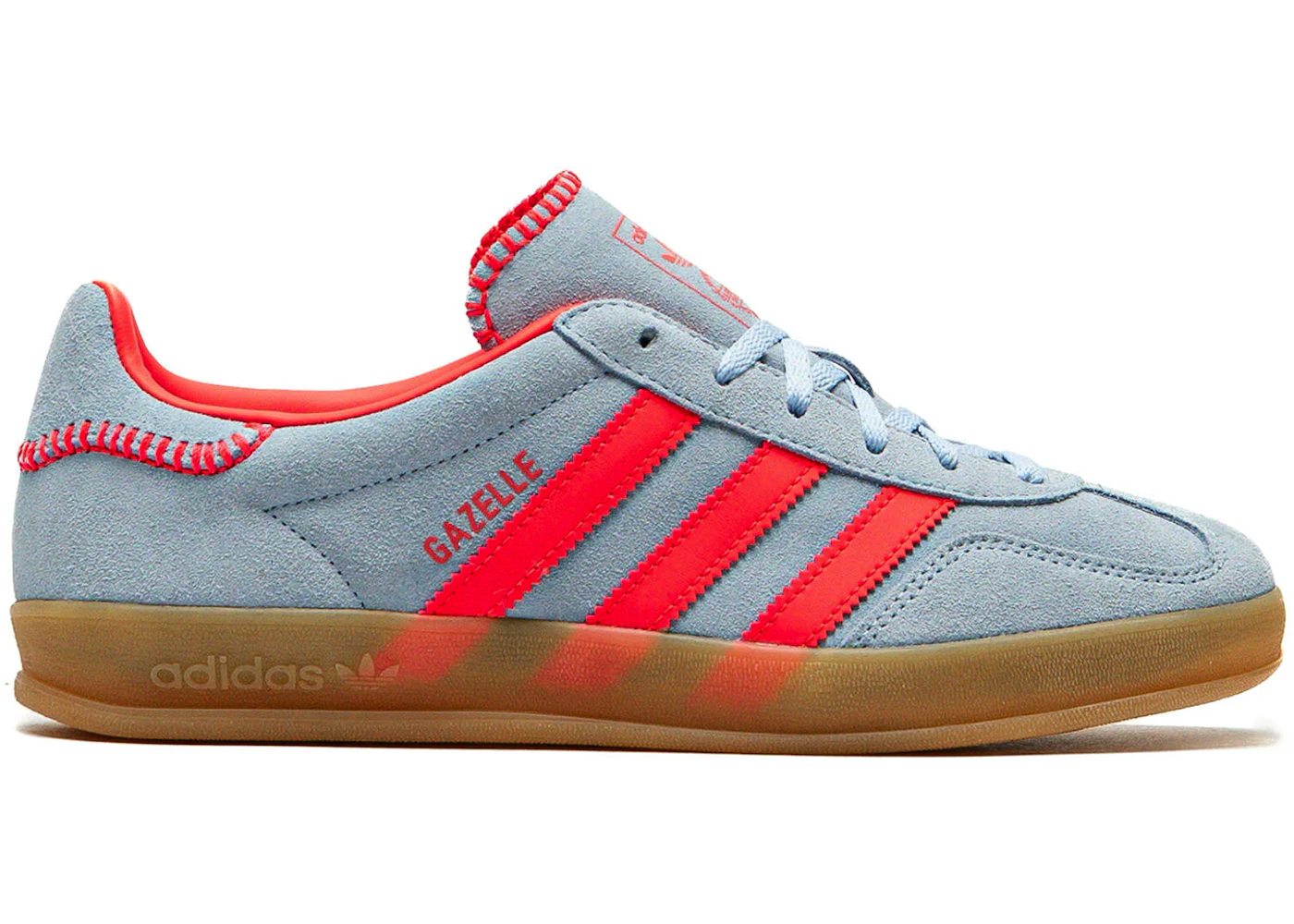 adidas Gazelle Indoor Lucid Red Clear Sky (Women's) - JS1404 - US adidas Gazelle Indoor Lucid Red Clear Sky (Women's) - JS1404 - US