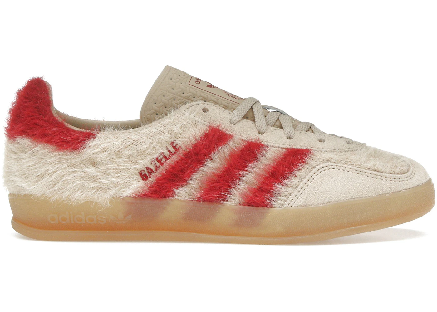 adidas Gazelle Indoor Magic Beige Victory Red (Women's) - JP8341 - US adidas Gazelle Indoor Magic Beige Victory Red (Women's) - JP8341 - US