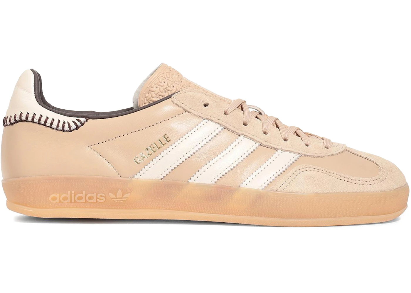 adidas Gazelle Indoor Magic Beige Wonder White Men's - JQ1751 - US adidas Gazelle Indoor Magic Beige Wonder White Men's - JQ1751 - US
