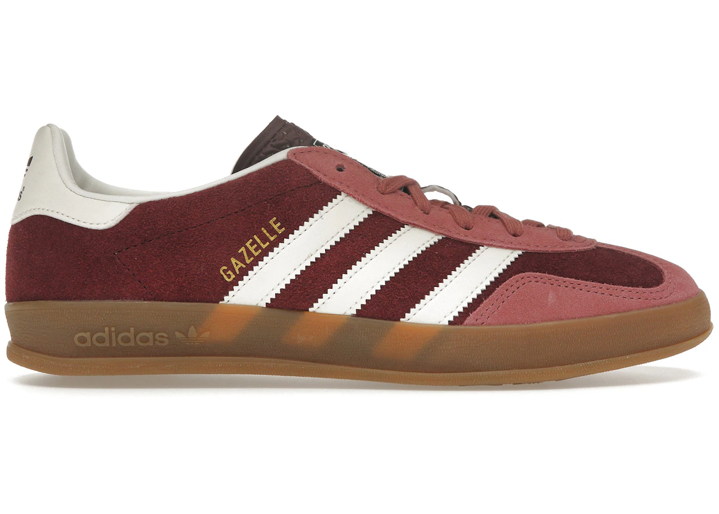 adidas Gazelle Indoor Maroon Preloved Crimson Men's - IF9647 - US adidas Gazelle Indoor Maroon Preloved Crimson Men's - IF9647 - US