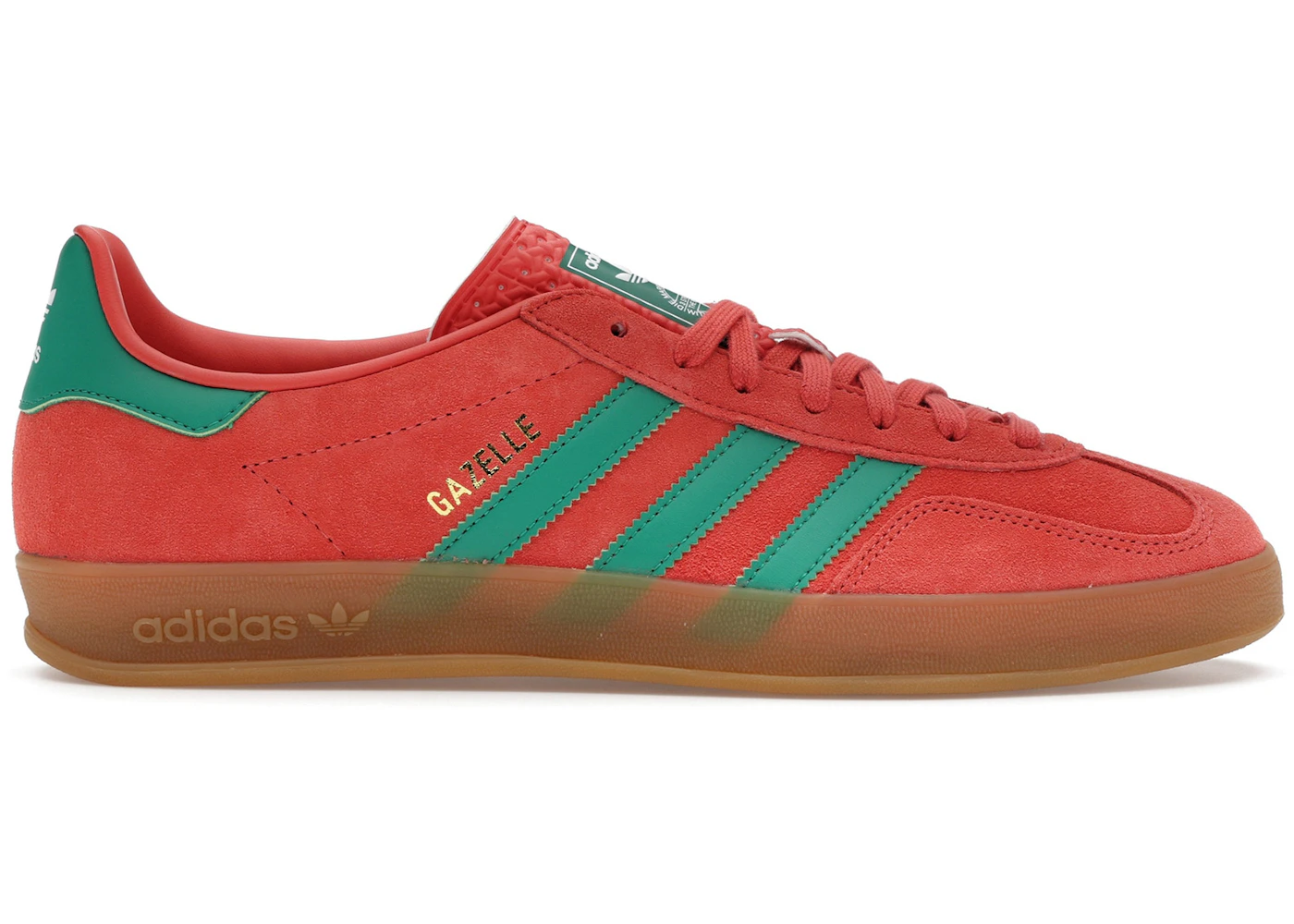 adidas Gazelle Indoor Preloved Scarlet Court Green Men's - JH5407 - US adidas Gazelle Indoor Preloved Scarlet Court Green Men's - JH5407 - US