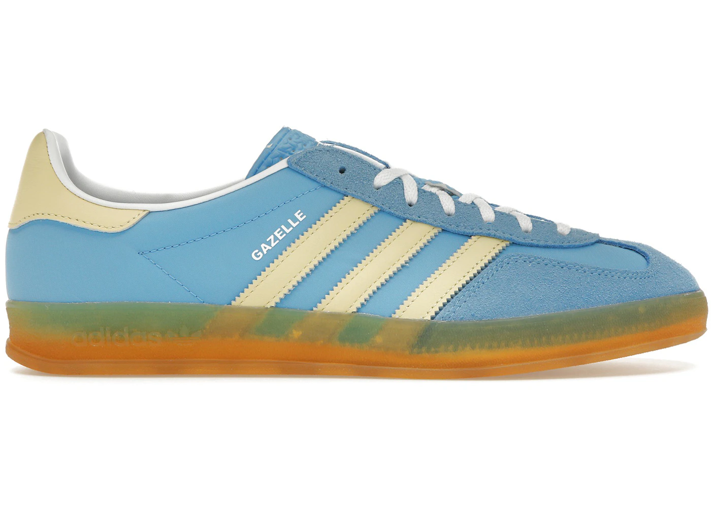adidas Gazelle Indoor Semi Blue Burst Almost Yellow (Women's) - IE2960 - US adidas Gazelle Indoor Semi Blue Burst Almost Yellow (Women's) - IE2960 - US