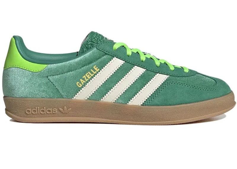 adidas Gazelle Indoor Semi Court Green Velvet Womens