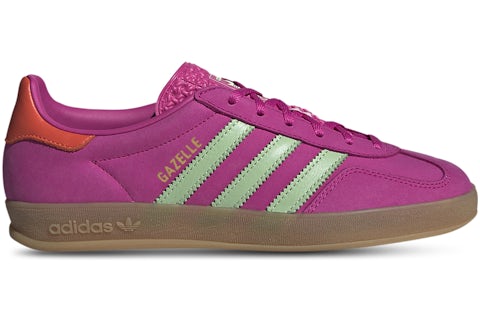 adidas Gazelle Indoor Semi Lucid Fuchsia Semi Green Spark Coral (Women's) - JI2718 - US adidas Gazelle Indoor Semi Lucid Fuchsia Semi Green Spark Coral (Women's) - JI2718 - US