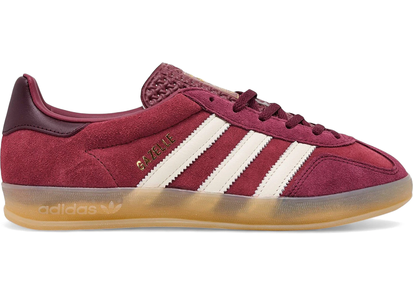 adidas Gazelle Indoor Shadow Red Off White (Women's) - HQ2661 - US adidas Gazelle Indoor Shadow Red Off White (Women's) - HQ2661 - US
