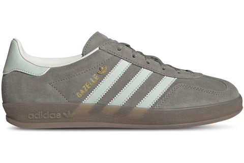 adidas Gazelle Indoor Silver Pebble Linen Green (mujer) - JR2430 - MX adidas Gazelle Indoor Silver Pebble Linen Green (mujer) - JR2430 - MX